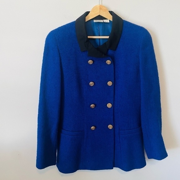 Madeleine Vintage Royal Blue Blazer RARE - Picture 1 of 10